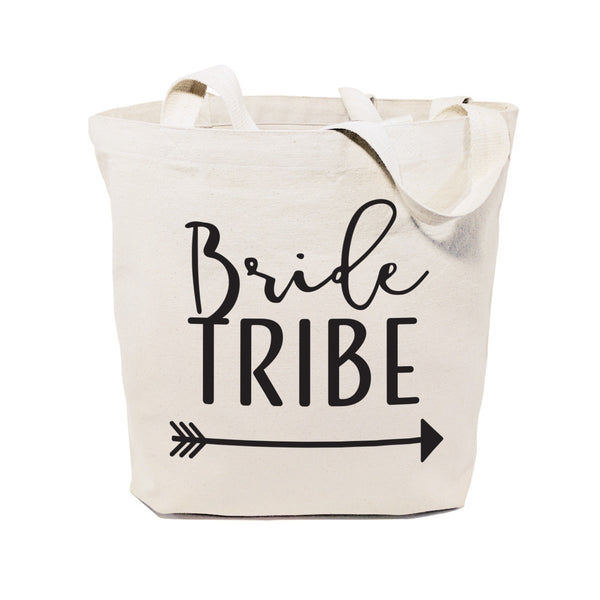 The Cotton and Canvas Co. Bride Tribe Wedding Cotton Canvas Tote Bag