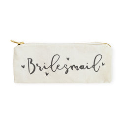 Bridesmaid Cotton Canvas Pencil Case and Travel Pouch - The Cotton and Canvas Co.
