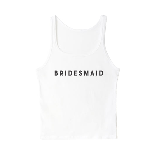 Modern Bridesmaid Tank - The Cotton and Canvas Co.