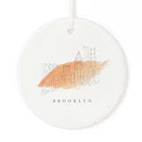 Brooklyn Christmas Ornament - The Cotton and Canvas Co.