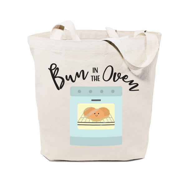 The Cotton and Canvas Co. Bun In The Oven Cotton Canvas Tote Bag