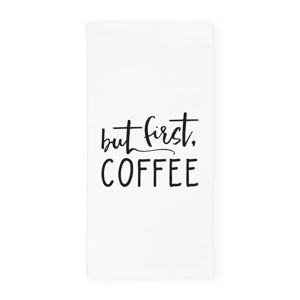 The Cotton and Canvas Co. But First, Coffee Kitchen Tea Towel