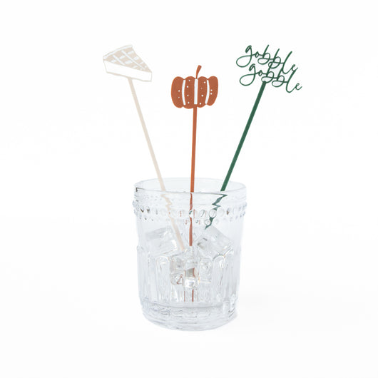 Happy Fall Drink Stirrers – The Cotton & Canvas Co.