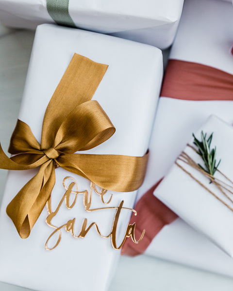 The Cotton and Canvas Co. Love Santa Gift Tag