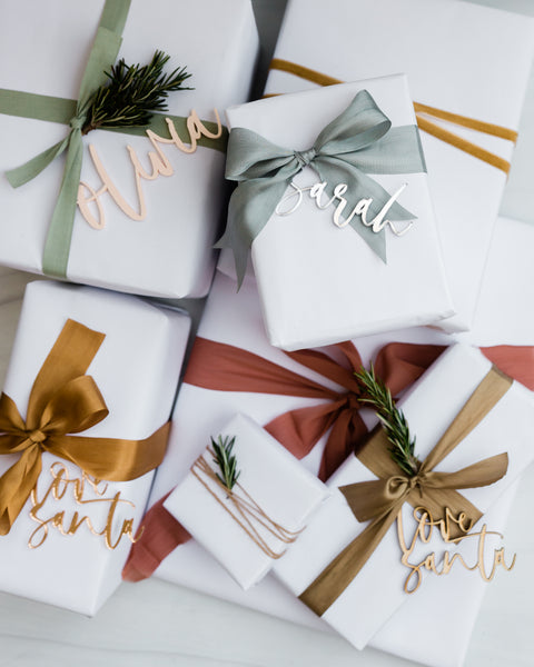 The Cotton and Canvas Co. Personalized Name Gift Tag and Ornament