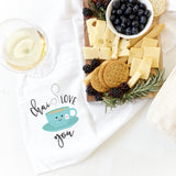 Chai Love You Kitchen Tea Towel - The Cotton and Canvas Co.