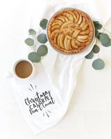 Christmas Calories Don't Count Holiday Kitchen Tea Towel - The Cotton and Canvas Co.