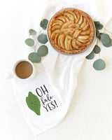 Oh Kale Yes! Kitchen Tea Towel - The Cotton and Canvas Co.
