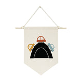 Cars and Rainbow Hanging Wall Banner