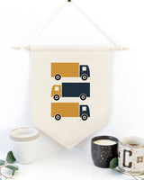 Cars and Trucks Hanging Wall Banner