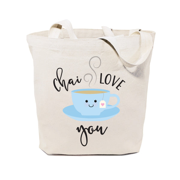 The Cotton and Canvas Co. Chai Love You Cotton Canvas Tote Bag