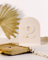 Acrylic Arch Table Number
