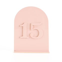 Acrylic Arch Table Number