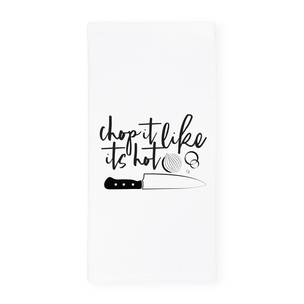 The Cotton and Canvas Co. Chop It Like Its Hot Kitchen Tea Towel