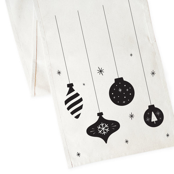 The Cotton and Canvas Co. Christmas Ornaments Cotton Canvas Table Runner