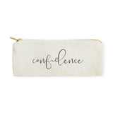 Confidence Cotton Canvas Pencil Case and Travel Pouch - The Cotton and Canvas Co.