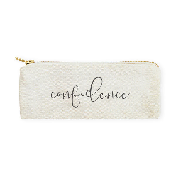 The Cotton and Canvas Co. Confidence Cotton Canvas Pencil Case and Travel Pouch