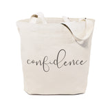 Confidence Gym Cotton Canvas Tote Bag - The Cotton and Canvas Co.