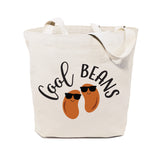 Cool Beans Cotton Canvas Tote Bag - The Cotton and Canvas Co.