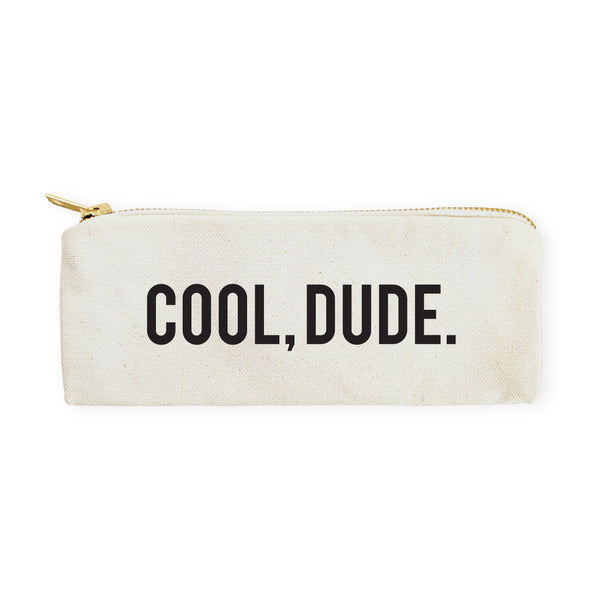 The Cotton and Canvas Co. Cool Dude Cotton Canvas Pencil Case and Travel Pouch