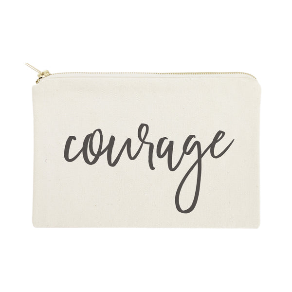 The Cotton and Canvas Co. Courage Cotton Canvas Cosmetic Bag
