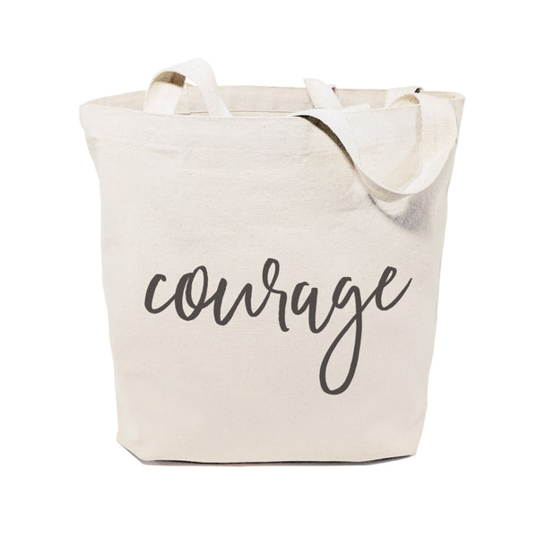 The Cotton and Canvas Co. Courage Gym Cotton Canvas Tote Bag