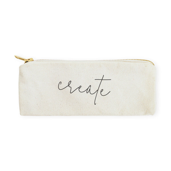The Cotton and Canvas Co. Create Cotton Canvas Pencil Case and Travel Pouch
