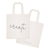 Create Gym Cotton Canvas Tote Bag - The Cotton and Canvas Co.