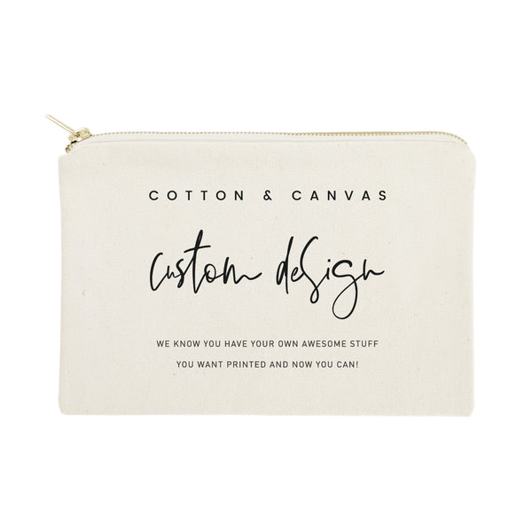 The Cotton and Canvas Co. Custom Cosmetic Bag