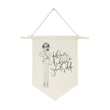 Darling, Believe in Yourself Hanging Wall Banner - The Cotton and Canvas Co.
