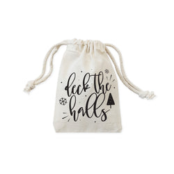 Deck the Halls Christmas Holiday Favor Bags, 6-Pack - The Cotton and Canvas Co.