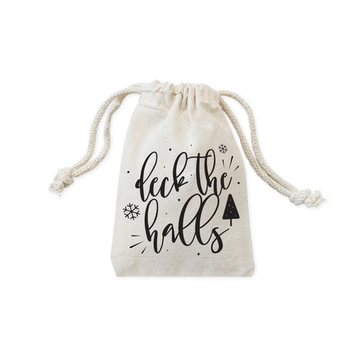 Deck the Halls Christmas Holiday Favor Bags, 6-Pack - The Cotton and Canvas Co.