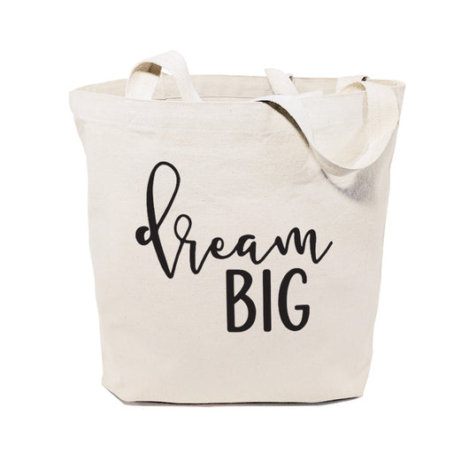 Dream Big Cotton Canvas Tote Bag - The Cotton and Canvas Co.