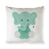 Elephant Baby Pillow Cover - The Cotton and Canvas Co.