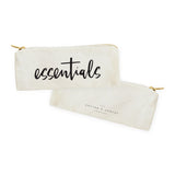 Essentials Cotton Canvas Pencil Case and Travel Pouch - The Cotton and Canvas Co.