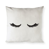 Mascara Closed Eyelashes Pillow Cover - The Cotton and Canvas Co.