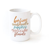 Thanksgiving Favorites Coffee Mug - The Cotton and Canvas Co.