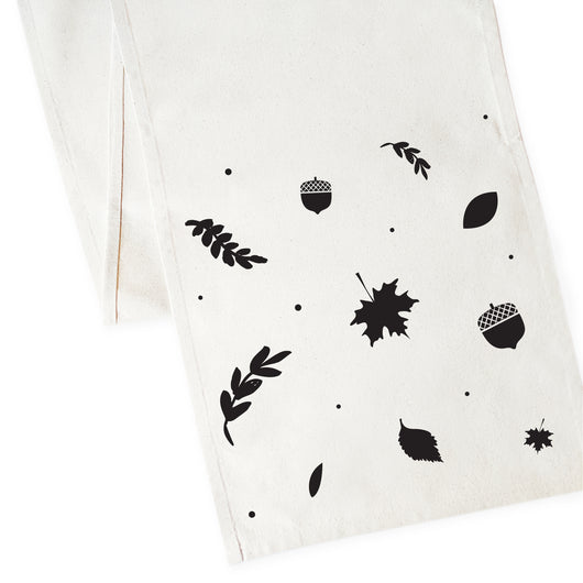 Fall Leaves Cotton Canvas Table Runner - The Cotton and Canvas Co.