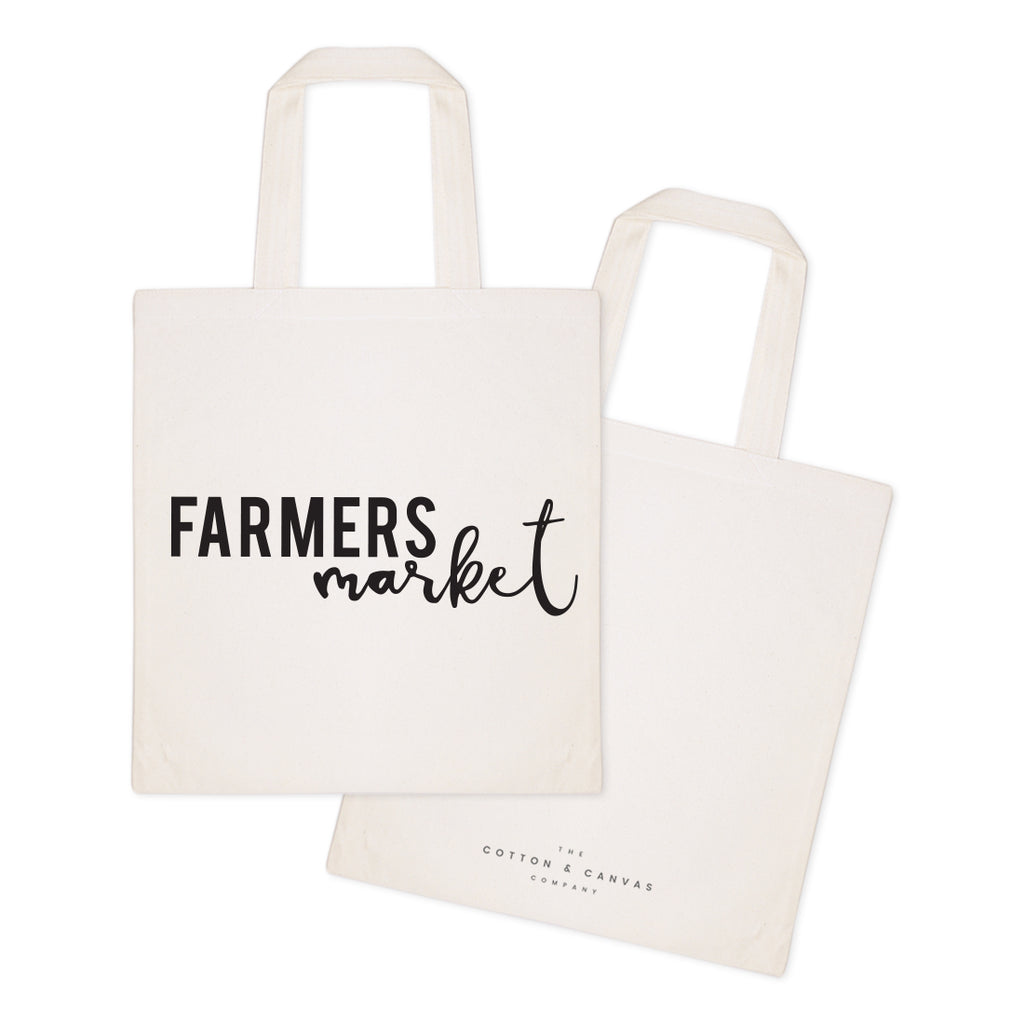 Farmers Market Cotton Canvas Tote Bag – The Cotton & Canvas Co.