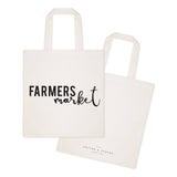Farmers Market Cotton Canvas Tote Bag - The Cotton and Canvas Co.