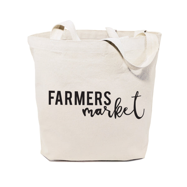 The Cotton and Canvas Co. Farmers Market Cotton Canvas Tote Bag