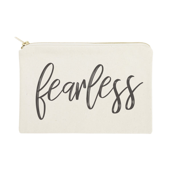 The Cotton and Canvas Co. Fearless Cotton Canvas Cosmetic Bag