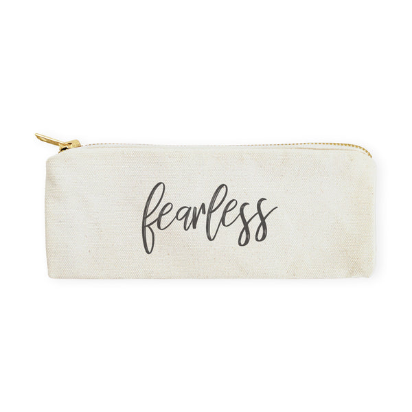 The Cotton and Canvas Co. Fearless Cotton Canvas Pencil Case and Travel Pouch