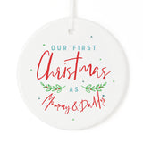 Our First Christmas as Mommy and Daddy Christmas Ornament - The Cotton and Canvas Co.