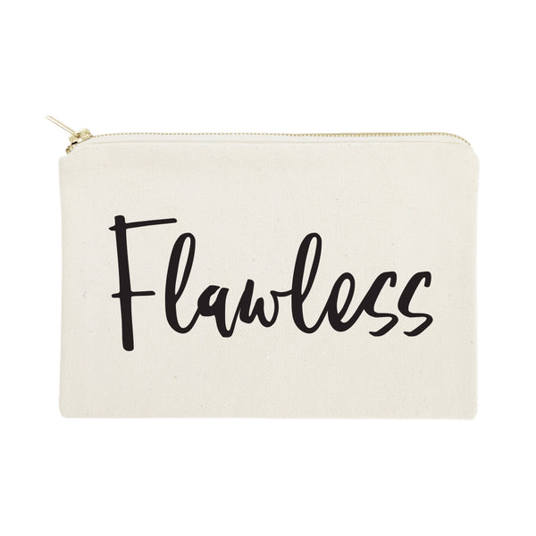 The Cotton and Canvas Co. Flawless Cotton Canvas Cosmetic Bag