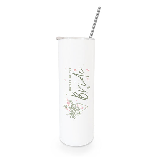 Floral Mother of the Bride Wedding Tumbler