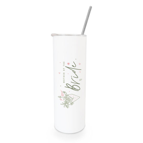 The Cotton and Canvas Co. Floral Mother of the Bride Wedding Tumbler