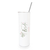 Personalized Name Floral Mother of the Bride Wedding Tumbler