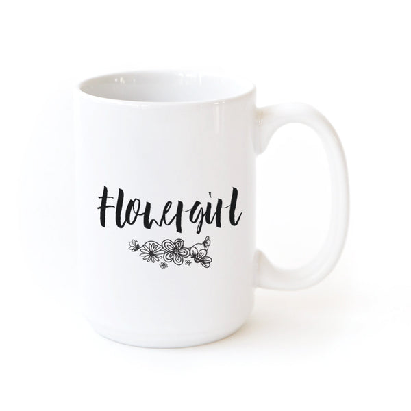 The Cotton and Canvas Co. Flower Girl Coffee Mug