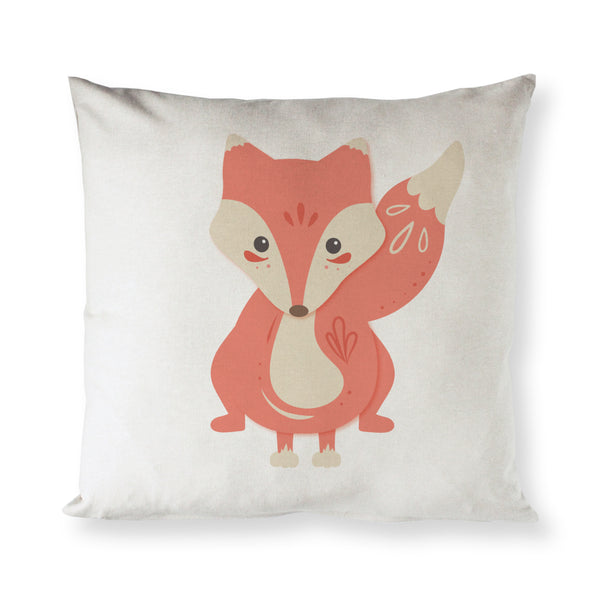 The Cotton and Canvas Co. Fox Cotton Canvas Pillow Cover